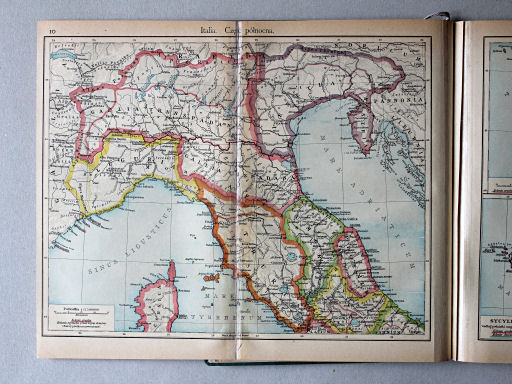 Putzgera Atlas historyczny, ca. 1927
10. Italia. Część północna