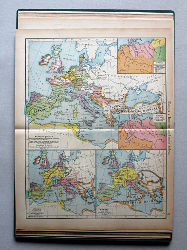 Putzgera Atlas historyczny, ca. 1927
13. Europa z końcem wędrówki ludów