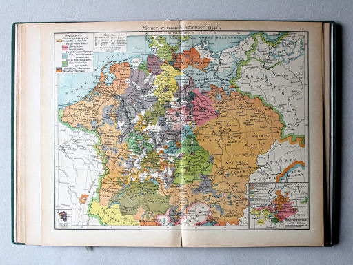 Putzgera Atlas historyczny, ca. 1927
22. Niemcy w czasach reformacyi (1547)