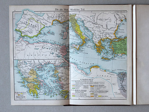 Putzgers Historischer Schul-Atlas, 1900
2. Die alte Welt. Westlicher Teil