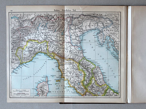 Putzgers Historischer Schul-Atlas, 1900
10. Italien. Nördlicher Teil