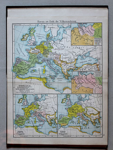 Putzgers Historischer Schul-Atlas, 1900
13. Europa am Ende der Völkerwanderung