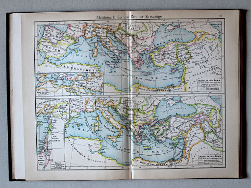 Putzgers Historischer Schul-Atlas, 1900
16. Mittelmeerländer zur Zeit der Kreuzzüge