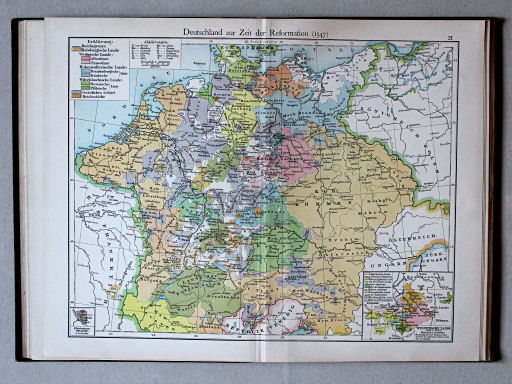 Putzgers Historischer Schul-Atlas, 1900
21. Deutschland zur Zeit der Reformation (1547)