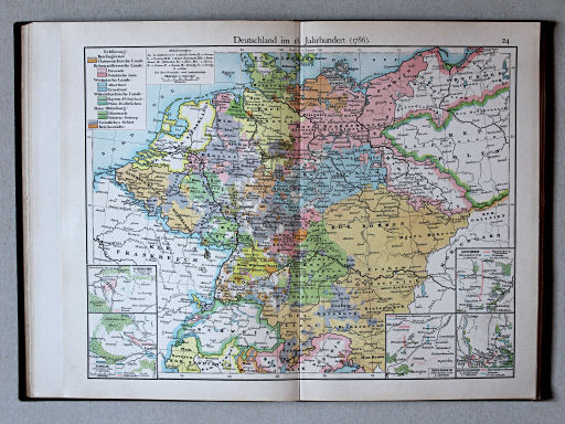 Putzgers Historischer Schul-Atlas, 1900
24. Deutschland im 18. Jahrhundert (1786)