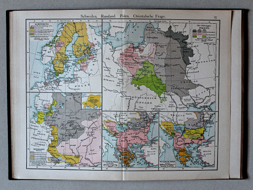 Putzgers Historischer Schul-Atlas, 1900
25. Schweden. Russland. Polen. Orientalische Frage