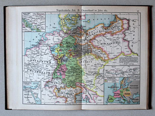 Putzgers Historischer Schul-Atlas, 1900
27. Napoleonische Zeit II: Deutschland im Jahre 1812