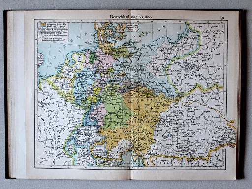 Putzgers Historischer Schul-Atlas, 1900
28. Deutschland 1815 bis 1866