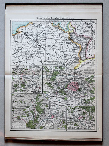 Putzgers Historischer Schul-Atlas, 1900
29. Karte zu den deutschen Einheitskriegen