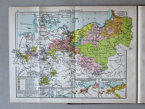 Putzgers Historischer Schul-Atlas, 1900
30. Entwickelung Preussens I