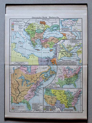 Putzgers Historischer Schul-Atlas, 1900
31. Osmanisches Reich. Nordamerika