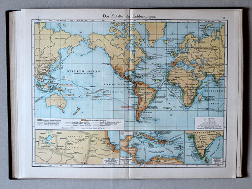 Putzgers Historischer Schul-Atlas, 1900
32. Das Zeitalter der Entdeckungen