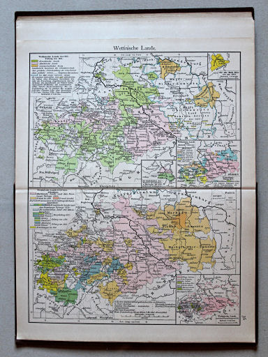 Putzgers Historischer Schul-Atlas, 1900
36. Wettinische Lande