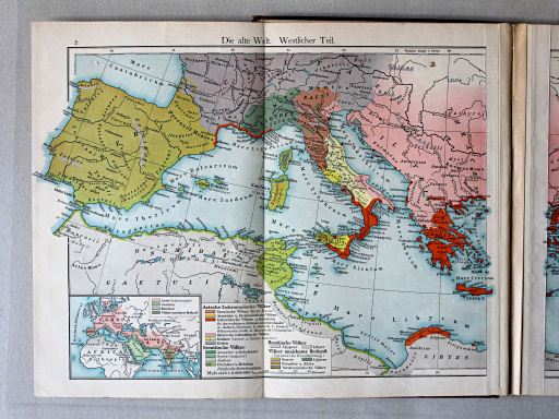 Putzgers Historischer Schul-Atlas, 1901
2. Die Alte Welt. Westlicher Teil