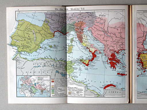 Putzgers Historischer Schul-Atlas, 1911
2. Die Alte Welt. Westlicher Teil