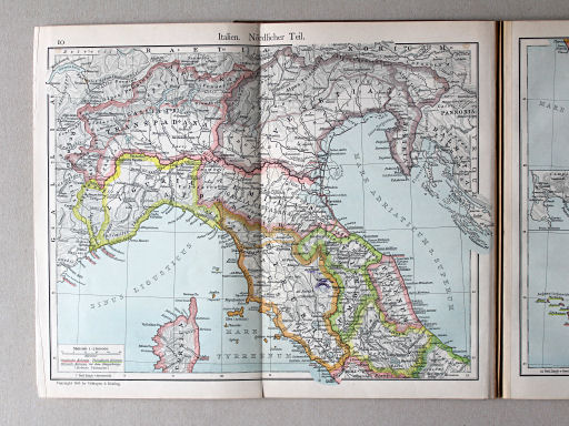 Putzgers Historischer Schul-Atlas, 1911
10. Italien. Nördlicher Teil