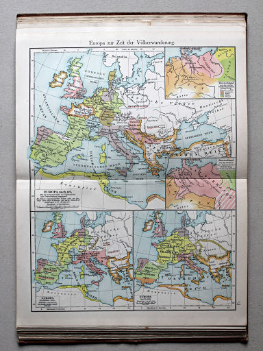 Putzgers Historischer Schul-Atlas, 1911
13. Europa zur Zeit der Völkerwanderung