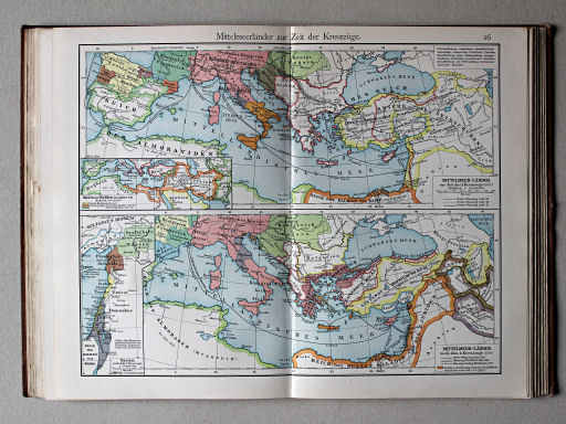 Putzgers Historischer Schul-Atlas, 1911
16. Mittelmeerländer zur Zeit der Kreuzzüge