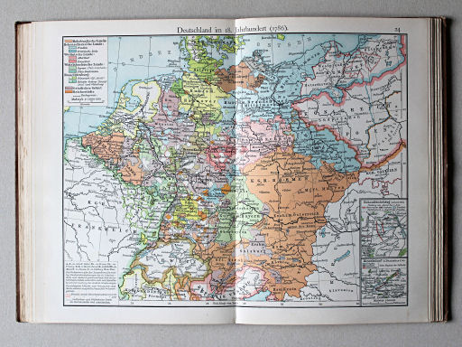 Putzgers Historischer Schul-Atlas, 1911
24. Deutschland im 18. Jahrhundert (1786)