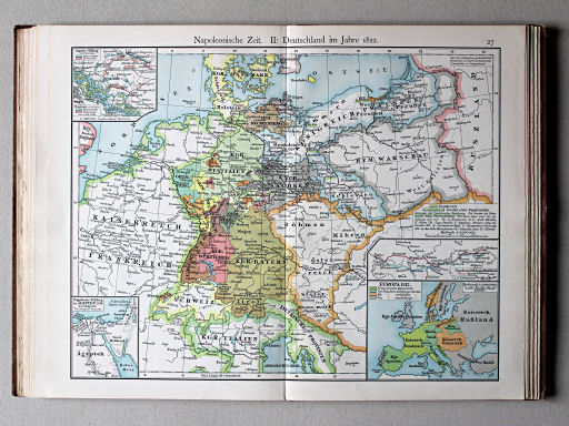 Putzgers Historischer Schul-Atlas, 1911
27. Napoleonische Zeit II: Deutschland im Jahre 1812