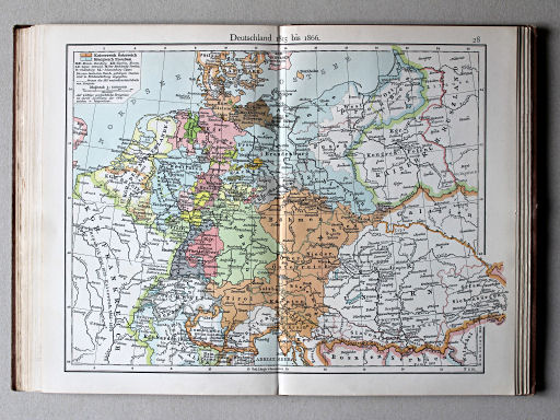 Putzgers Historischer Schul-Atlas, 1911
28. Deutschland 1815 bis 1866