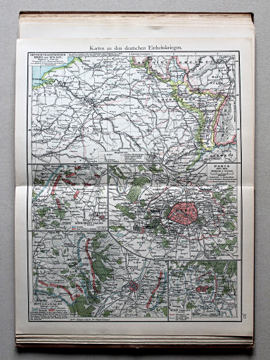 Putzgers Historischer Schul-Atlas, 1911
30. Karten zu den deutschen Einheitskriegen