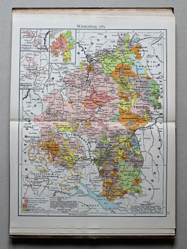 Putzgers Historischer Schul-Atlas, 1911
35. Württemberg 1789