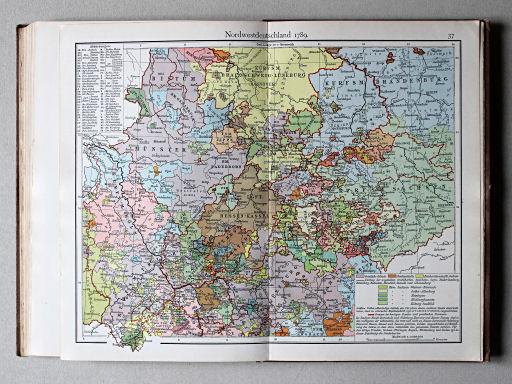 Putzgers Historischer Schul-Atlas, 1911
37. Nordwestdeutschland 1789