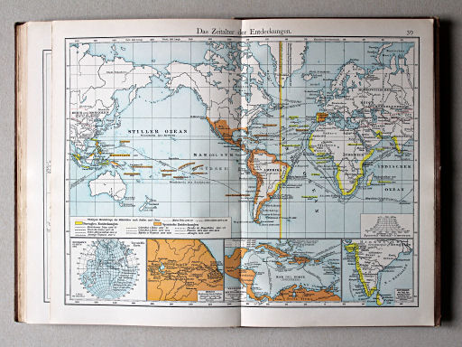 Putzgers Historischer Schul-Atlas, 1911
39. Das Zeitalter der Entdeckungen