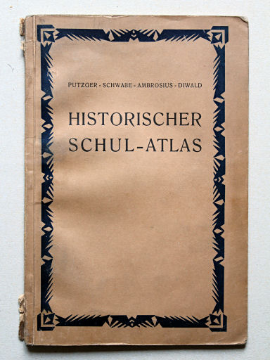 Putzgers Historischer Schul-Atlas, Tschechoslowakei, 1930
Voorkant band