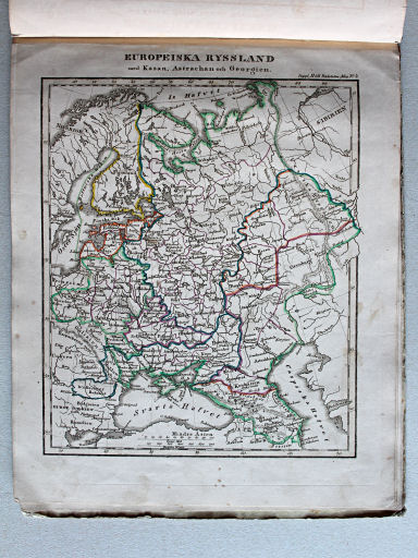 Thomée, Geographisk Chartbok, 1849
16. Europeiska Ryssland