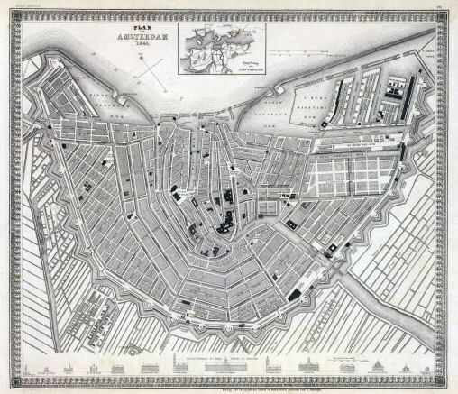 Meyers großer Hand-Atlas
73. Amsterdam (1844)
David Rumsey Map Collection