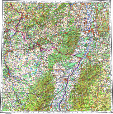 Генеральный Штаб / General'nyj Štab  1:500 000
M-32-В (13-32-3)
