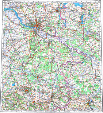 Генеральный Штаб / General'nyj Štab  1:500 000
N-32-Г (14-32-4)